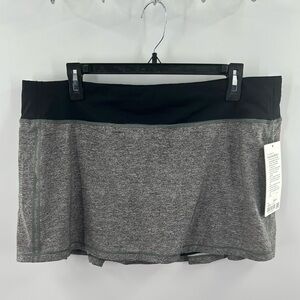 NWT Lululemon Pace Revival Skirt Size 14‎ Reg Gray